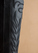The Samara Black | Embroidered Western Tall Boot-Krush Kandy, Women's Online Fashion Boutique Located in Phoenix, Arizona (Scottsdale Area)