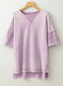 Lavender Daydream Mineral Wash Tunic-Tops-Krush Kandy, Women's Online Fashion Boutique Located in Phoenix, Arizona (Scottsdale Area)