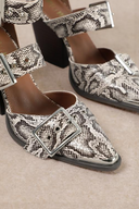 Snake Hendrix Strappy Buckle Sandal-Sandals-Krush Kandy, Women's Online Fashion Boutique Located in Phoenix, Arizona (Scottsdale Area)