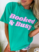 "Booked & Busy" Graphic Tee-Graphic Tees-Krush Kandy, Women's Online Fashion Boutique Located in Phoenix, Arizona (Scottsdale Area)