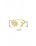 Opal Star Moon Trend Band Ring-Ring-Krush Kandy, Women's Online Fashion Boutique Located in Phoenix, Arizona (Scottsdale Area)