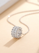 Cubic Zirconia Geometric Dainty Necklace-Necklaces-Krush Kandy, Women's Online Fashion Boutique Located in Phoenix, Arizona (Scottsdale Area)