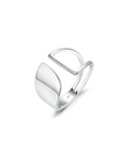 Silver Geometric Minimalist Band Ring-Ring-Krush Kandy, Women's Online Fashion Boutique Located in Phoenix, Arizona (Scottsdale Area)