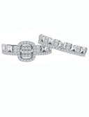 Cubic Zirconia Geometric Luxury Band Ring Set-Ring-Krush Kandy, Women's Online Fashion Boutique Located in Phoenix, Arizona (Scottsdale Area)