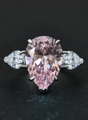 High Carbon Diamond Water Drop Luxury Ring-Ring-Krush Kandy, Women's Online Fashion Boutique Located in Phoenix, Arizona (Scottsdale Area)
