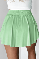 Ruffled Waistband Skort-Shorts-Krush Kandy, Women's Online Fashion Boutique Located in Phoenix, Arizona (Scottsdale Area)