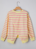 Striped Back Detail Sweatshirt-Tops-Krush Kandy, Women's Online Fashion Boutique Located in Phoenix, Arizona (Scottsdale Area)