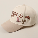 Cowboy Hat Cactus Heart Embroidery Trucker Hat-Accessories-Krush Kandy, Women's Online Fashion Boutique Located in Phoenix, Arizona (Scottsdale Area)