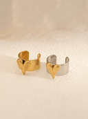 Stainless Steel Heart Minimalist Band Ring