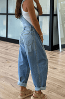 Buckle Barrel Denim Overalls-Overalls-Krush Kandy, Women's Online Fashion Boutique Located in Phoenix, Arizona (Scottsdale Area)