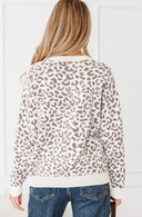 Leopard Drop Shoulder Chunky Knitted Cardigan Sweater-Cardigan-Krush Kandy, Women's Online Fashion Boutique Located in Phoenix, Arizona (Scottsdale Area)
