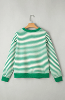 Striped Exposed Seam Patchwork Loose Pullover Top-top-Krush Kandy, Women's Online Fashion Boutique Located in Phoenix, Arizona (Scottsdale Area)