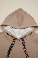 Thermal Textured Drawstring Baggy Hoodie-Hoodies-Krush Kandy, Women's Online Fashion Boutique Located in Phoenix, Arizona (Scottsdale Area)