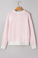 Cherry Pattern Drop Shoulder Sweater-Sweater-Krush Kandy, Women's Online Fashion Boutique Located in Phoenix, Arizona (Scottsdale Area)