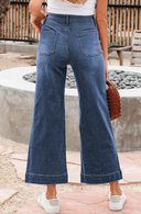 Cropped High Rise Wide Leg Jeans-Jeans-Krush Kandy, Women's Online Fashion Boutique Located in Phoenix, Arizona (Scottsdale Area)