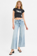 RISEN Kristyn Mid Rise Wide Jeans