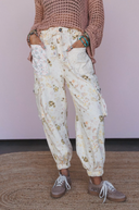 POL Multi Colored Printed Woven Casual Pants