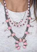 Star Horseshoe Desert Pearl Necklace