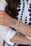 Sterling Concho Cuff | By KKB-Cuffs-Rae Collective, Women's Online Fashion Boutique Located in Phoenix, Arizona (Scottsdale Area)