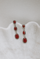 Classic Three Stone Twisted Rope Earrings-Drop Earrings-Rae Collective, Women's Online Fashion Boutique Located in Phoenix, Arizona (Scottsdale Area)