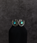Starry Horseshoe Stone Earrings-Stud Earrings-Rae Collective, Women's Online Fashion Boutique Located in Phoenix, Arizona (Scottsdale Area)