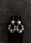 Starry Night Horseshoe Stone Earrings-Stud Earrings-Rae Collective, Women's Online Fashion Boutique Located in Phoenix, Arizona (Scottsdale Area)