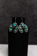 New In Town Horseshoe Stone Earrings-Drop Earrings-Rae Collective, Women's Online Fashion Boutique Located in Phoenix, Arizona (Scottsdale Area)