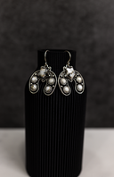 New In Town Horseshoe Stone Earrings-Drop Earrings-Rae Collective, Women's Online Fashion Boutique Located in Phoenix, Arizona (Scottsdale Area)
