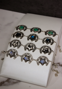 Triple Threat Horseshoe Bracelet-Chain Bracelets-Rae Collective, Women's Online Fashion Boutique Located in Phoenix, Arizona (Scottsdale Area)