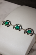 Triple Threat Horseshoe Bracelet-Chain Bracelets-Rae Collective, Women's Online Fashion Boutique Located in Phoenix, Arizona (Scottsdale Area)