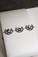 Triple Threat Horseshoe Bracelet-Chain Bracelets-Rae Collective, Women's Online Fashion Boutique Located in Phoenix, Arizona (Scottsdale Area)