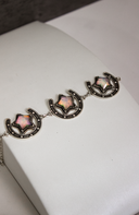 Triple Threat Horseshoe Bracelet-Chain Bracelets-Rae Collective, Women's Online Fashion Boutique Located in Phoenix, Arizona (Scottsdale Area)