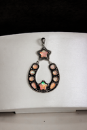 Starry Night Horseshoe Stone Pendant-Pendant Necklaces-Rae Collective, Women's Online Fashion Boutique Located in Phoenix, Arizona (Scottsdale Area)