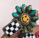 Put a Smile On Cluster Sterling Silver Stone Rings MADE TO ORDER-Bar Necklaces-Rae Collective, Women's Online Fashion Boutique Located in Phoenix, Arizona (Scottsdale Area)