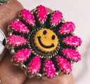 Put a Smile On Cluster Sterling Silver Stone Rings MADE TO ORDER-Bar Necklaces-Rae Collective, Women's Online Fashion Boutique Located in Phoenix, Arizona (Scottsdale Area)