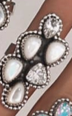 Kristyn's Cluster Crawler Stone Ring-Crawler Rings-Rae Collective, Women's Online Fashion Boutique Located in Phoenix, Arizona (Scottsdale Area)
