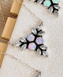 White CZ & Multi Opal Icebreaker Necklaces-Chain Necklaces-Rae Collective, Women's Online Fashion Boutique Located in Phoenix, Arizona (Scottsdale Area)