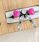 One Of A Kind Opal & White CZ Rings-Rings-Rae Collective, Women's Online Fashion Boutique Located in Phoenix, Arizona (Scottsdale Area)