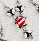 Holiday Howlite Stripe Cluster Necklace-Chain Necklaces-Rae Collective, Women's Online Fashion Boutique Located in Phoenix, Arizona (Scottsdale Area)