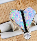 Opal & CZ Stone Stone Ring-Rings-Krush Kandy, Women's Online Fashion Boutique Located in Phoenix, Arizona (Scottsdale Area)