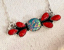 Multi Opal Stone Necklaces-Chain Necklaces-Rae Collective, Women's Online Fashion Boutique Located in Phoenix, Arizona (Scottsdale Area)
