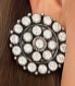 You Complete Me Concho Stud Sterling Silver Earring-Stud Earrings-Rae Collective, Women's Online Fashion Boutique Located in Phoenix, Arizona (Scottsdale Area)