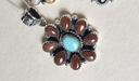 Daisy Days Sterling Silver & Stone Cluster Necklaces-Pendant Necklaces-Rae Collective, Women's Online Fashion Boutique Located in Phoenix, Arizona (Scottsdale Area)