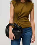 Lizbeth Woven Knot Clutch-Purses & Bags-Rae Collective, Women's Online Fashion Boutique Located in Phoenix, Arizona (Scottsdale Area)