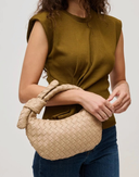 Lizbeth Woven Knot Clutch-Purses & Bags-Rae Collective, Women's Online Fashion Boutique Located in Phoenix, Arizona (Scottsdale Area)
