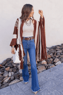 KANCAN Jordan High Rise Raw Hem Flare Jeans (Copy)-Jeans-Rae Collective, Women's Online Fashion Boutique Located in Phoenix, Arizona (Scottsdale Area)
