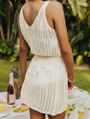 Sunkissed Eyelet Crochet Beach Dress-Rae Collective, Women's Online Fashion Boutique Located in Phoenix, Arizona (Scottsdale Area)