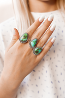 Stone Slab Rings-Rings-Rae Collective, Women's Online Fashion Boutique Located in Phoenix, Arizona (Scottsdale Area)