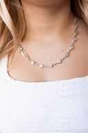 Crystal Chic Bow Necklace-Necklaces-Rae Collective, Women's Online Fashion Boutique Located in Phoenix, Arizona (Scottsdale Area)