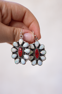 Jeweled Halo Delight Earrings-Drop Earrings-Krush Kandy, Women's Online Fashion Boutique Located in Phoenix, Arizona (Scottsdale Area)